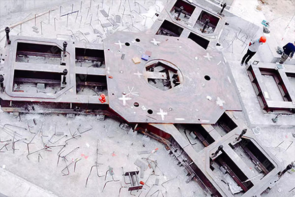 安徽年產(chǎn)60萬噸鋼渣線項(xiàng)目安裝現(xiàn)場 安徽年產(chǎn)60萬噸鋼渣線項(xiàng)目安裝現(xiàn)場